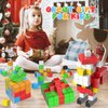 SYSKENI 56PCS Magnetic Blocks Toddler Toys, Magnetic Building Blocks Magnet Toys, Magnetic Blocks for Kids Ages 3-5 4-8, STEM Sensory Toys Magnet Cubes Classroom Must Haves for Boys Girls