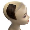 2pcs Human Hair Short Thick Hairpieces Adding Extra Hair Volume Clip in Hair Extensions 4" Brazilian Virgin Hair Topper for Thinning Hair Women and Men 2 packs Lot (Brown)