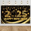 Happy New Year Backdrop New Year Party Banner Decorations Happy New Year's Eve Banner Happy New Years Party Supplies 70.8 x 43.3 Inch