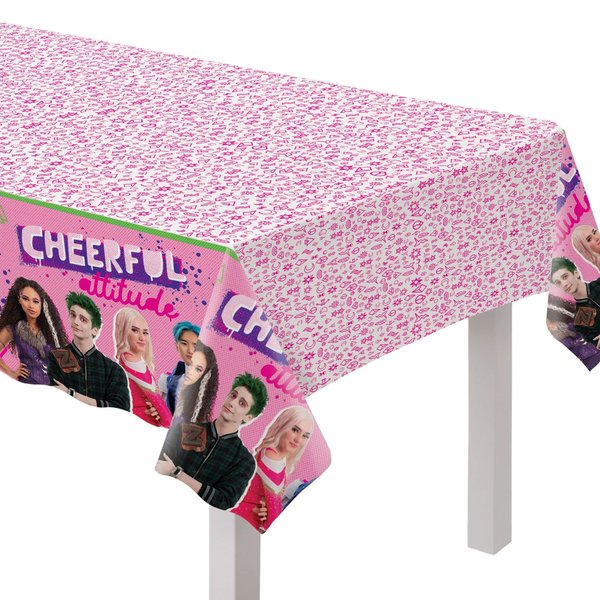 amscan Zombies 3 Plastic Party Tablecover - 54" x 96" | Pink | 1 Pc.