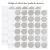 1200 Pcs Eyelash Extension Adhesive Glue Pallet Sticker Pads, Disposable Waterproof Adhesive Holder Pad (Round)