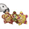 Bonka Bird Toys 1245 Pk3 Multi-Colored Puff Vine Stars 3" by 3" Medium Parrot Chew Foot Talon Cage Toys, Amazons, Conure, African Greys, and Other Similar Birds