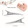 200 Pieces Silver Metal Alligator Hair Clips Alligator Hair Pins Duckbill Hair Clips Teeth Bows Hair Clips for Women Girls Hair Care Hair Accessories (30 mm/ 1.2 Inch)