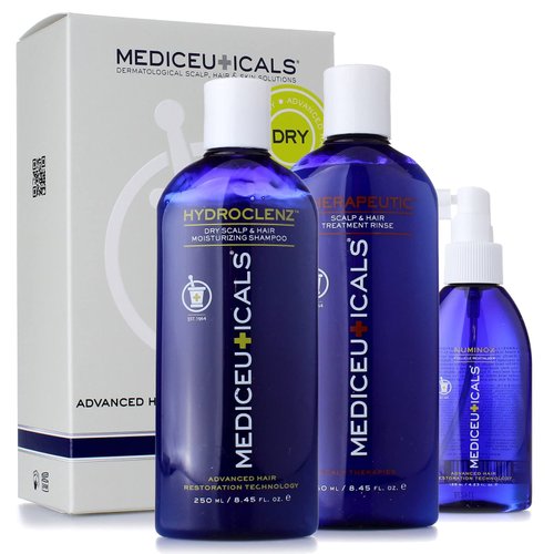 Advanced Hair Restoration Kit For Men, Dry Thinning Hair + Heat Resistant Tail Comb.