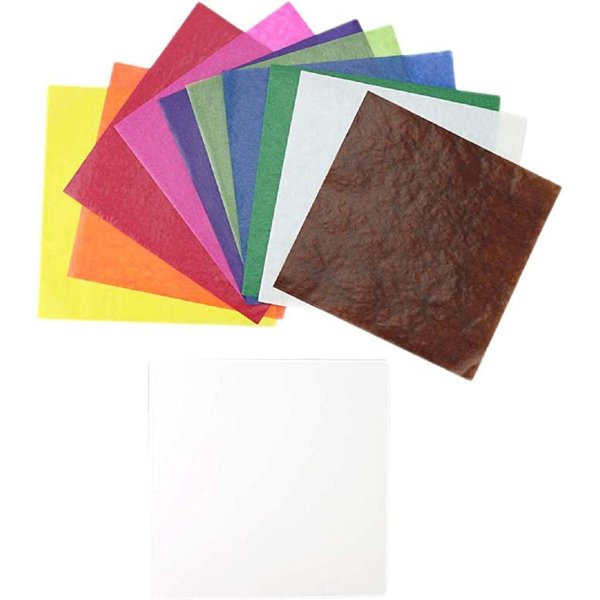 YABINA Kite Paper, Assorted Colors, 100 Sheets, 6.25" Square (6.25)