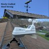 Garden Weathervane Steel Roof Mount with Hardware,Adjustable Weather Vanes Mount for Roofs
