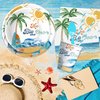 HIPVVILD The Big One Surf Birthday Decorations Tableware Boy, Surfing First Birthday Party Decorations, Plate, Cup, Napkin, Fork, Summer Beach Surf 1st Birthday Party Supplies | Serve 24