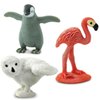 Safari Ltd. Good Luck Minis Birds Fun Pack – 8 Mini Figurines: Snowy Owl, Bald Eagle, Flamingo, Cardinal, Emperor Penguin, Chick, Kiwi, Toucan – Educational Toy Figures for Boys, Girls & Kids Ages 5+