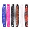 Lujun 6 Colors Banana Hair Clips Clincher Combs Banana Clip Grip Comb Fishtail Fish Hair Lady Fish Shape Ponytail Banana Clip Girls Long Women Clamp Accessory