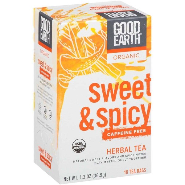 Good Earth Sweet Spicy Herbal Tea 18 Bag (Pack of 6)6