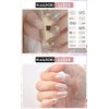 NAILDOKI Nail Stickers 12 Sheets x 16 Pieces Full Wraps Nail Polish Strips, Self-Adhesive Gel Nail Art Decals for Women Girls