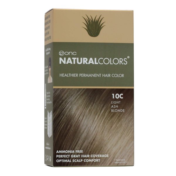 ONC NATURALCOLORS (3N Natural Dark Brown) 4 fl. oz. (120 mL) Heat Activated Healthy Permanent Hair Dye with Certified Organic Ingredients, Ammonia Free, Vegan Friendly, 100% Gray Coverage