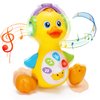 Baby Musical Duck Toy Dancing Crawling Tummy Time, Light Up Infant Toys 0-3-6 6-12 12-18 Months Birthday Gifts for 1 2 Year Old Boys Girls Baby Learning Development Toddler Toys Age 1-2