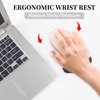 2 Pieces Ergonomic Mouse Wrist Rest Support, Gliding Wrist Rest Pad Sliding Wrist Rest Palm Rest Pad That Moves with Mouse,Wrist Pain Relief & Release Pressure on Hands for Office Work,Gaming,Coding