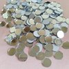 Set of 200pcs Small Round Glass Crafts, Real Glass Mirror Mosaic Tiles (Dia 1x1cm)