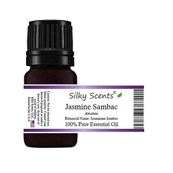 Jasmine Sambac Absolute Essential Oil (Arabian Jasmine) 100% Pure Grade - 5 ML