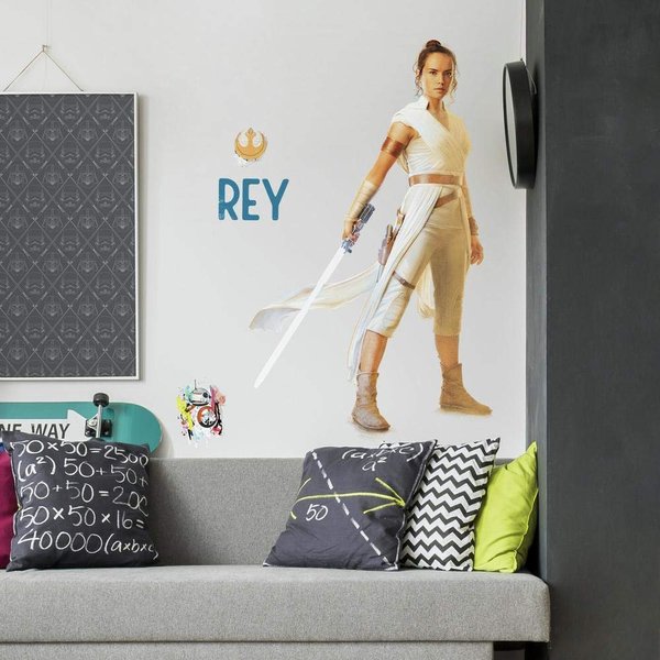 Star Wars Episode IX Rey Giant Peel and Stick Wall Decals by RoomMates, RMK4088GM