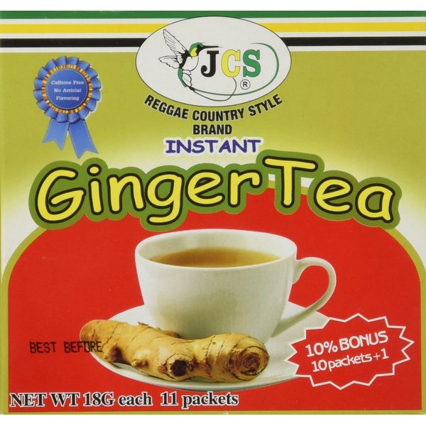 1 X JCS Instant Ginger Tea - Product of Thailand (18G. 11 PACKS)