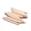 200 Pcs Orange Sticks for Nails - Borogo Orange Wooden Nail Sticks Double Sided Multi Functional Cuticle Pusher Remover Manicure Pedicure Tool