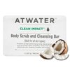 ATWATER Clean Impact Mens Soap Bar - Exfoliating Bar Soap for Men Enriched with Jojoba Seed Oil and Coconut, Natural Mens Soap with No Added Artificial Fragrances - 207 grams / 7 oz