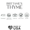 Brittanie's Thyme Organic Natural Hand Soap, 16 oz (Lemongrass) Moisturizing Castile Soap Made Olive Oil And Natural Luxurious Essential Oils. Vegan, Gluten & Cruelty Free,
