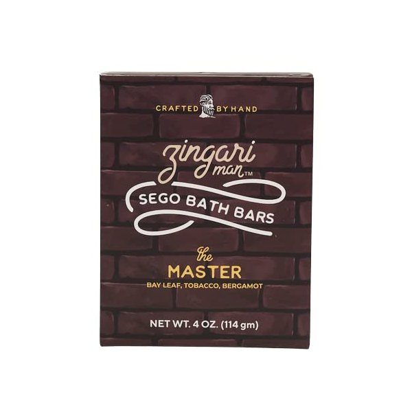 Zingari Man - The Master Bath Soap - Cleansing Soap for Men - Natural Soap to Wash Body, Face, Skin - Handcrafted Men's Soap Bar for Daily Use and Travel - 4oz Bar