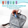 12 Pcs Fish Silicone Toothbrush Holders and Toothbrush Head Covers, 6 Pairs Toothbrush Caps for Travel, Toothbrush Holder for Kids, Mini Toothbrush Stand (Fish)