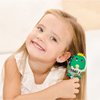 DINATIS Toddler Hair Brush - Mini Hair Brush for Kids - Travel Hair Brush for Boys and Girls - Baby Detangler Brush for Thin Hair - Massage Hair Brush with Air Cushion - Green