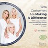 FIÈRA Finishing Powder Brush - Custom Facial Brush for Loose Powder - Quick & Easy Application - Lightweight & Easy to Clean - Pairs Perfectly with Fièra HD Matte Finishing Powder