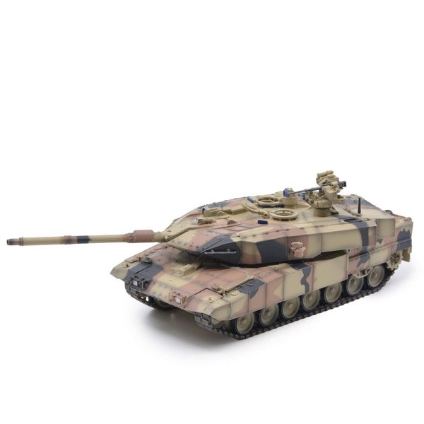 Panzerkampf | 1:72 Scale Model Military Diecast | German Leopard 2 A7+ Main Battle Tank – Desert Camouflage | Model 12203PA