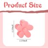 Drnytunk Flower Hair Clips for Women, 16Pcs Small Flower Hair Clips 1.37 Inch Mini Matte Flower Claw Clips Cute Tiny Hair Clips for Thin Thick Hair Strong Hold Non Slip Hair Accessories