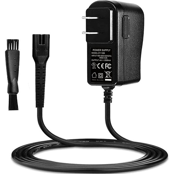 Replacement for Wahl Magic Clipper Cordless Charger, 4V Clipper Charger Compatible with Wahl 8164/8591/8148/8504, Charger Cord for 5-Star Magic Clip Cordless Trimmer, 1919 100 Year Hair Clipper