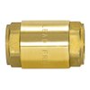 EZ-FLO Brass In-Line Check Valve, 1/2 Inch IPS, Stainless Steel Spring, 20401LF