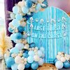 JeVenis Blue Last Toast On The Coast Banner Beach Bach Banner Beach Bachelorette Party Decorations Coastal Bach Party Supplies