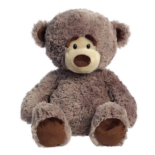 Aurora® Snuggly Brooks Bear™ Stuffed Animal - Comforting Companion - Imaginative Play - Brown 13 Inches
