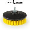 Cleaning Supplies - Threaded 5-inch Commercial Cleaning - Scrub Brush - fits Electric, Pneumatic DA Rotary Polishers - Bathroom Rugs - Carpet Cleaner - Floor Cleaner - Shower Cleaner - Grout Cleaner