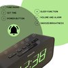 Philips Digital Alarm Clock Radio, FM Radio Alarm Clocks for Bedrooms, Dual Alarm Clock Radios for Bedroom with Battery Backup, Sleep Timer Function, Easy Snooze and Large LED Display - Black