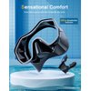 Snorkeling Gear for Adults, Kwambiri Dry-Top Snorkel Set, 183°Panoramic Wide View Diving Mask Breathing Freely Snorkel Mask for Snorkeling Scuba Diving Swimming Travel（Adults）