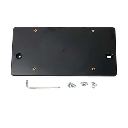 HY-SPEED 617-007 Rear Bumper License Plate Bracket Compatible with Q5 SQ5 2009 10 11 12 13 14 15 16 17 18 19 20 21 22 2023, Tailgate Trunk Lid License License Tag Mounting Kit 8T0827113A01C