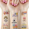 20 sheets Happy Birthday Temporary Tattoos for Kids, Happy Birthday Party Favors Decorations Goodie Bag Fillers for Boys Girls
