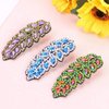 3Pcs Diamond Painting Hair Clips, 5D Bowknot Bobby Pins Girls Diy Diamond Hair Clip Butterfly Hairpin Elegant Barrettes Gift For Girls Daughter Best Friend Or Mather 8.5 * 3.5cm (U)