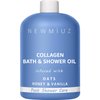 Collagen Shower Oil Body Wash - Natural Post Shower Care For Dry Skin in Shower Cleansing & Softening Moisturizing lotion Body & Legs Non Greasy Oatmeal Honey Vanilla Spa Self Care Spa Gift 10 Fl. Oz