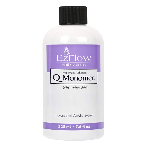 EZ Flow Q Monomer False Nails, 7.6 Fluid Ounce