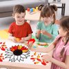 Sun Flower Craft for Kids Stained Glass Craft for Kids Sunflower Glass Made Easy Activity Kit Decorations Sun Flower Suncatcher Kits Girls Boys Home Classroom Indoor Art Game Activities Favors