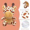 Small Stuffed Animals Bulk, Cute Stuffed Animal Keychains Bulk, Safari Stuffed Animals Plush Toy Elephant Giraffe