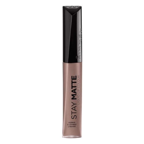 Rimmel London Stay Matte Liquid Lip Color with Full Coverage Kiss-Proof Waterproof Matte Lipstick Formula that Lasts 12 Hours - 230 Lethal Kiss, .21oz
