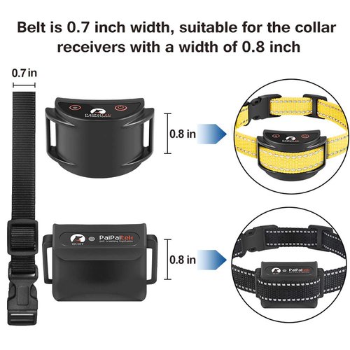 Paipaitek Collar Replacement Strap Compatible with Patpet, Garmin, Dogtra, Petrainer, Dog Care, Sportdog Field Trainer, Trainpro Dog Training Collar Receiver