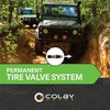 Colby Valve Permanent Valve Stem Replacement Kit | Installs from Outside of The Wheel | Tire Valve Stems Made in USA from Quality 360 Brass Components
