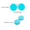 KISEER 24 Pack Colorful Cute Contact Lens Case Bulk Box Holder Container Soak Storage Kit (4 Color)
