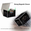 Strong Magnet Card Case Deck Box Mtg Card Box Playing Card Box Magic Deck Box Tcg Up to 200 Cards Creative Pattern Trading Card Storage Box for Collectible Card Games, Menacing Black Spider